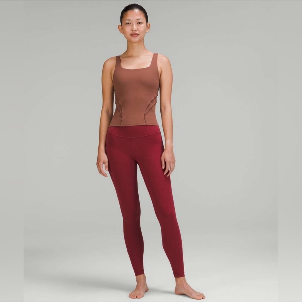 Lululemon Athletica Ancient Copper Crop Top